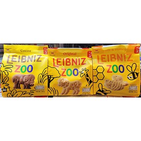 Bahlshen Leibniz Zoo 발센 라이브니즈 주 비스킷 (정글코코아 오리지널 밀크&허니 / 3종 택1) 100g / 독일, 1개