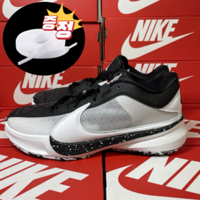 [Nike] 나이키 줌 프릭 5 EP 블랙 화이트 오레오 가벼운 남성 농구화 배드민턴화 운동화 DX4996-101