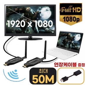 피코펄스 무선 hdmi 송수신기 1080P, 수신기+송신기, 수신기+송신기