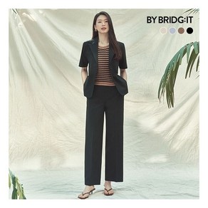 [바이브리짓] 25SS 썸머 시어서커 셋업 4종(자켓+이너+하프팬츠+롱팬츠) 618389, 모카무스