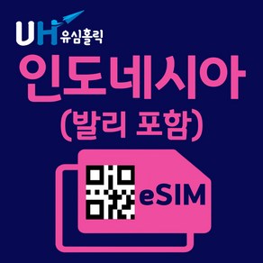 유심홀릭 인도네시아 텔콤셀 이심 eSIM 데이터 무제한 FM e심