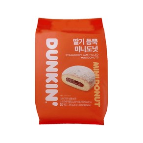 던킨 딸기듬뿍미니도넛25g, 250g, 3개