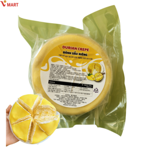 Vmart 두리안 크레페 케이크 durian crepe BANH CREPE SAU RIENG 450g