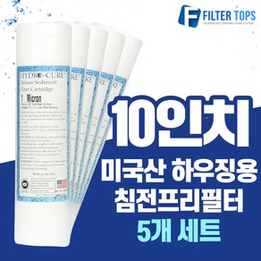 하이드로 큐어 10인치 미국산 에버퓨어 A-10 전처리 침전프리필터