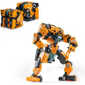 52TOYS MEGABOX MB-12 랜드브레이커 변형 장난감 액션 피겨 메카와 큐브의 변신 장난감 청소년과 성인을 위한 완벽한 생일 파티 선물, Oange52TOYS 52TOYS, 1개