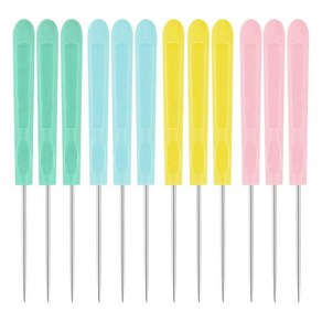 쿠키 장식 스크라이브 용품 케이크 DIY 공예용 아이싱 도구 가죽 송곳 도구 재봉 12, 1개