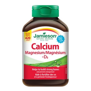 (캐나다직구) 자미에슨 칼슘 마그네슘 + 비타민 D3 420정 Jamieson Calcium Magnesium W/ Vitamin