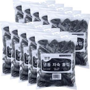 힘찬푸드 냉동 국내산 자숙홍합 피홍합, 10개, 1kg