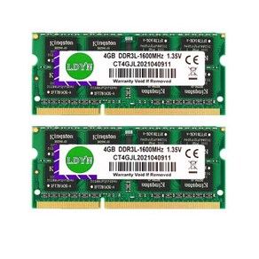 노트북용 노트북 램 DDR3 DDR3L 4GB 8GB 16GB 1066mhz 1333mhz 1600mhz 1866Mhz PC3 10600S 12800S DDR3L 2, 3) DDR3 4GB 1600MHZ, 1개