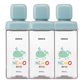 코멕스 네모물병 민트고래 430ml X 3개