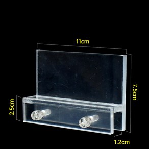 투명 아크릴 어항 LED 조명 거치대 수족관 램프 걸이식 기구 지지대 스탠드 박스 수생 도구