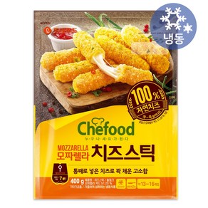 롯데 쉐푸드 모짜렐라 치즈스틱, 400g, 6개