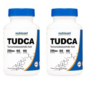 뉴트리코스트 TUDCA 타우로우르소데옥시콜 애시드 250mg 캡슐, 2개, 60정