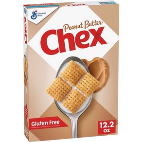 땅콩 버터 Chex 시리얼 글루텐 프리 아침 통곡물로 제작 355.9g(12.5온스), 1개, 355.9g