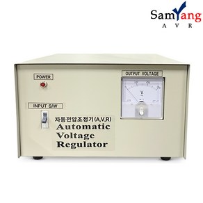 삼양AVR 자동전압조정기 2KVA 단상 복권 220V-220V, 220V/220V 단상복권 노이즈필터 내장형, 1개