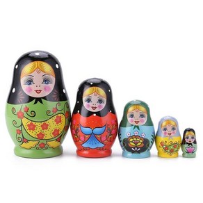 러시아 전통인형 나무 어 중첩 스태킹 장난감 matyoshka 컬렉션 홈 침실 품 공예 용품, 023