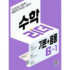 수학 리더 기본+응용 6-1 (2025년용) : 기본부터 응용까지 꽉 잡는 실력서