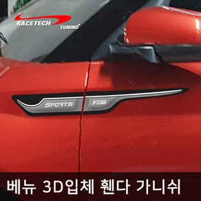 레이스텍 베뉴 스타일리쉬 3D입체 휀다 가니쉬