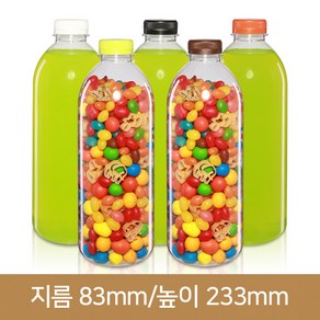 페트병 우유1000ml(1리터)(A) 35파이, 1개, 1개