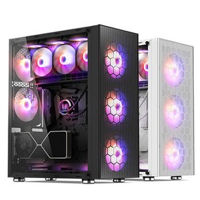 쓰리알시스템 풍통 PC 케이스 빅 타워 BLACK T840