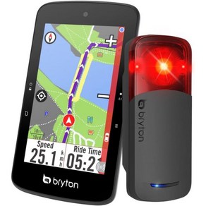 Byton Ride S800 gps 바이크 컴퓨터 with Gadia R300L 레이더 후미등 포함, 1개