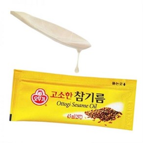 오뚜기 일회용 고소한 참기름 4.5ml 192525