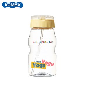 코멕스 YoguYogu 빨대물병 460ml, 옐로우