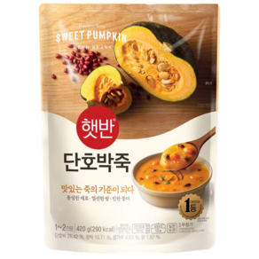 비비고 단호박죽, 420g, 7개