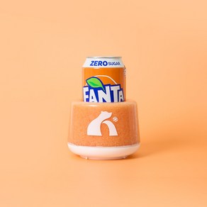 늘시 맥주캔쿨러 쿨보틀 칠러 시원하게 마시는 맥주 소주 음료, 1개, 오렌지
