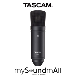 Tascam TM-80 콘덴서 마이크 탁상스탠드 쇼크마운트 케이블 포함