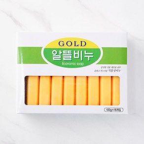 [메가마트]골드 알뜰비누 100g*16개, 100g, 1개