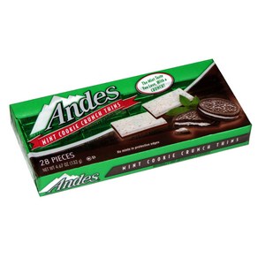 Andes 앤디스 초콜릿 132g - 민트쿠키크런치, 1개