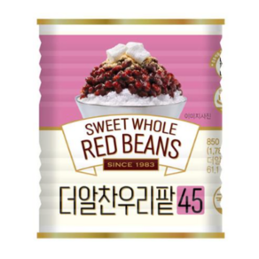 대두식품 우리통팥 통조림, 850g, 6개