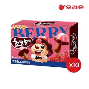 오리온 해피베리 초코송이 겨울한정판, 45g, 10개