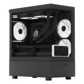 AMD 7600/RTX4080 SUPER 조립 PC 데스크탑 게이밍 컴퓨터 어항케이스 C319, CASE2 비바리움 블랙