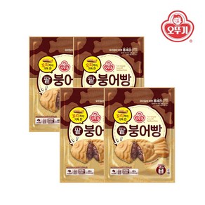 [오뚜기] 꼬리까지 가득 찬 팥붕어빵 480g x 4개