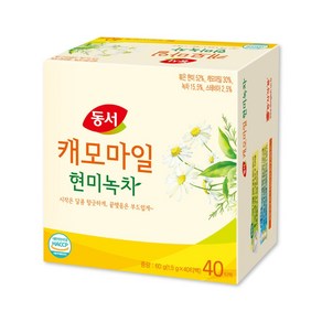 동서식품 캐모마일 현미녹차, 1.5g, 40개입, 1개