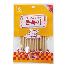 브리더랩 강아지 찢어주는 쫀득이 100g, 고구마맛, 10개