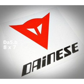 다이네즈 Dainese 오토바이 반사 데칼 스티커 2장 [무료택배], Da5_Red/Black_2장, 2개