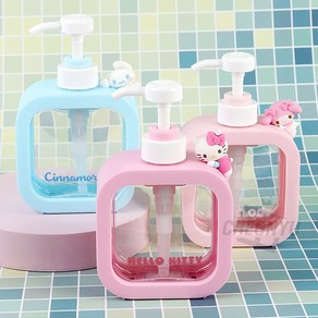 산리오 펌프 보틀 공병 디스펜서 S 300ml, 헬로키티 300ml, 1개