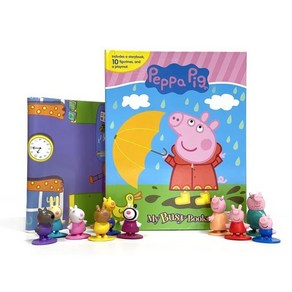 Peppa Pig My Busy Book 페파피그 비지북:[ 미니피규어 10개 놀이판 포함 ], Phidal Publishing