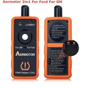 Ato TPMS 센서 포드 호환 화 도구 타이어 압력 모니터링 시스템 EL50448 리셋 EL-50449(817730), 2in1 Fo Fod Fo GM, 1개