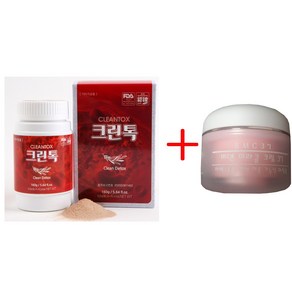 De tox 크린톡 160g 선물 비덴 미라클 크림 37(bmc37) 미백/주름 개선 이중 기능성 화장품, 1개