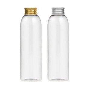 [묶음 1-10개] 알루미늄캡 120ml 150ml 200ml 250ml 300ml 500ml 어메니티 공병 허브스프레이공병, 1개, 150ml투명용기 골드캡