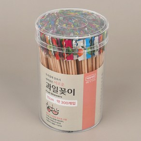 롯데 자작나무 과일꽂이 과일꼬지 이쑤시개 11cm 300P+그릿커머스Shop, 빠른배송