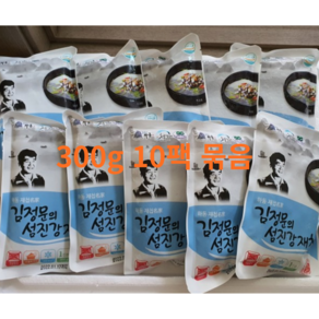 [본사정품] 김정문의 섬진강 재첩국 제첩국 300g 10P 묶음 하동 섬진강 재첩국 제첩국 해동재첩명가 해장국, 315g, 10세트