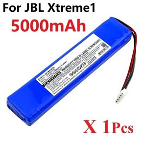 JBL xteme1 Xteme 1 용 오리지널 무선 블루투스 스피커 교체 셀 5000mAh GSP0931134, 1.1Pcs no tool, 1개