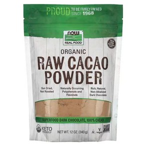 오가닉 카카오 무가공 파우더 aw cacao powde 340g 나우푸드, 1개입, 1개