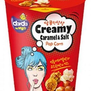 커널스카라멜솔트팝콘 컵 상온 70g, 1개