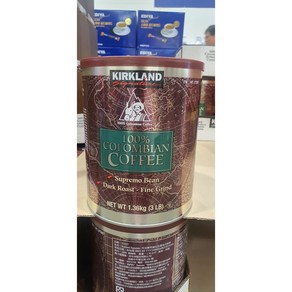 코스트코 커클랜드 콜럼비안 그라운드 다크 로스트 분쇄 커피 1.36kg x 1 KIRKLAND SIGNATRUE COLOMBIAN COFFEE DARK ROAST, 1개
